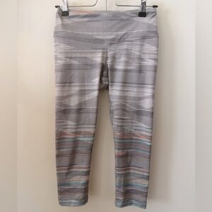 PRANA Pillar Printed Capri Ashy Sunrise Yoga XS